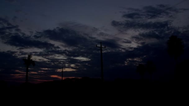 Видеозапись Пантанала Восхода Солнца Пейзажа — стоковое видео
