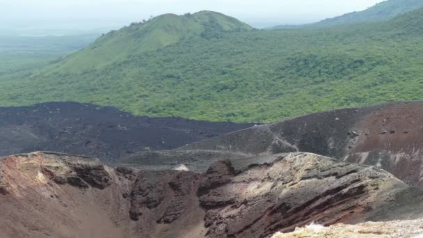 Cerro Negro volcano — стокове відео