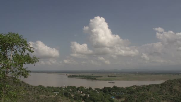 Bagan manzarası adaya genel bakış — Stok video