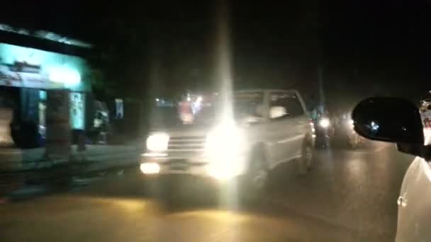 Mandalay sokaklarında Sürüş — Stok video