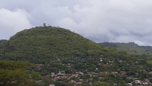 Übersicht des Matagalpa-Dorfes — Stockvideo