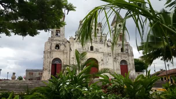 Guadalupe Church in Granada — Stockvideo