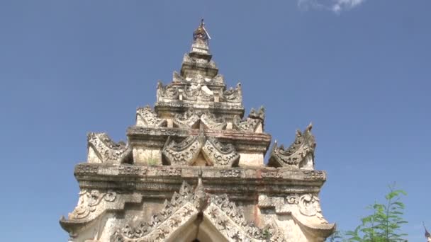 Pagoda Bagan, Myanmar — Stok video
