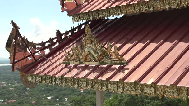 Napnyugta a Mandalay Hill — Stock videók