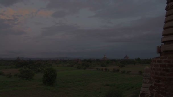 Sorprendente alba a Bagan — Video Stock