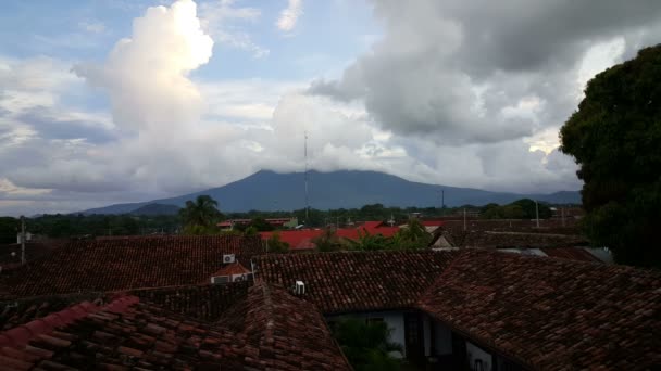 Volcan Mombacho Granada, Nikaragua — Stok video