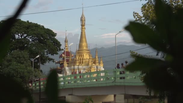 Pagode em Mianmar — Vídeo de Stock