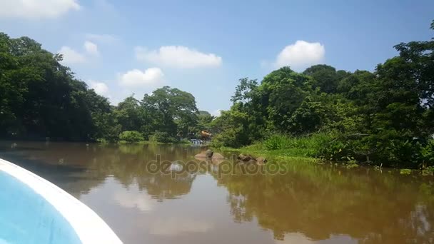 Cruising on lake of Nicaragua — Stock Video