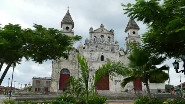 Guadalupe Church in Granada — Stockvideo