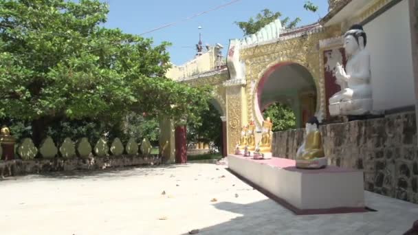 Pagoda in bagan, mirtillo — Video Stock