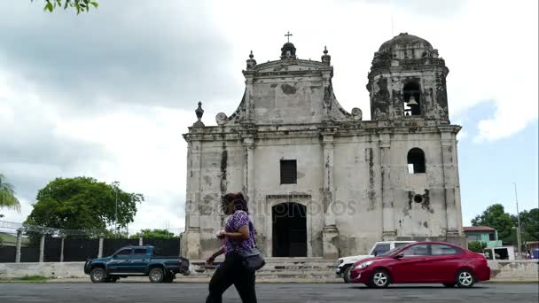 Chiesa di Iglesia de San Juan — Video Stock