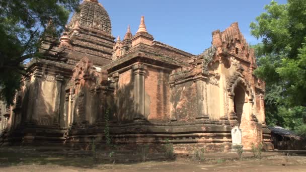 Пагода в багані, М "янма. — стокове відео