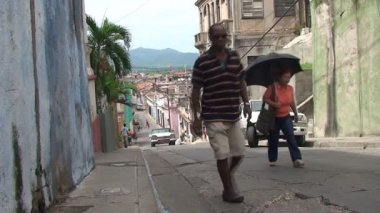 Santiago de Cuba sokak görünümü