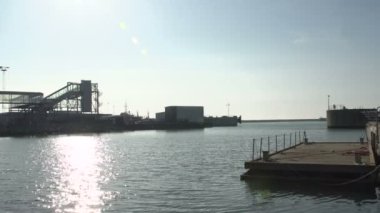 Hirtshals feribot liman günbatımı görüntüleri