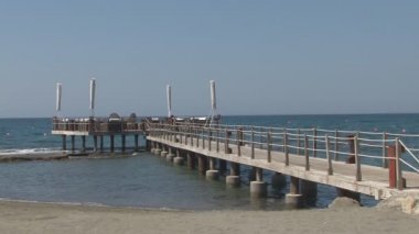 Pier deniz gün zaman görüntülerini