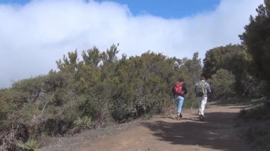 insanlar dağlarda yürüyüş