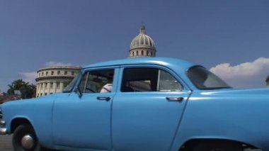 Havana'da Capitolio Nacional görünümünü