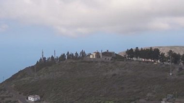 La Gomera, dağlar manzara 