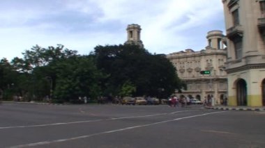 Havana'nın sokaklarında trafik