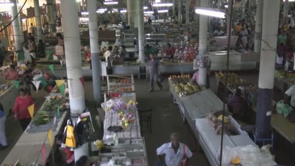 スリナム パラマリボの市場の映像 — ストック動画