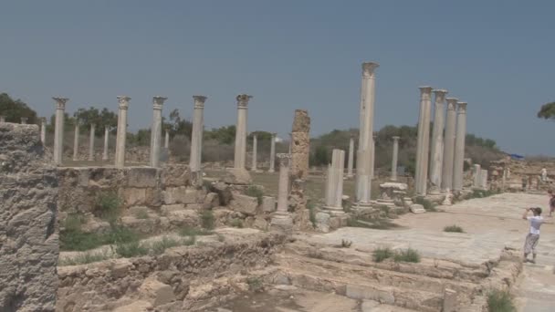 Salamis, řeckém městě — Stock video
