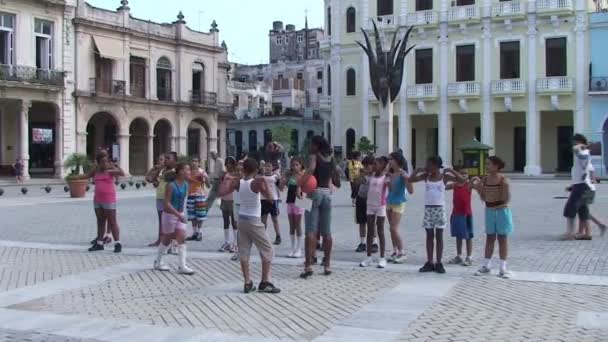 Séance d'entraînement en classe à Plaza — Video