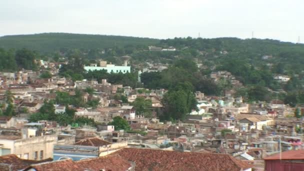 Santiago de Cuba visão geral — Vídeo de Stock