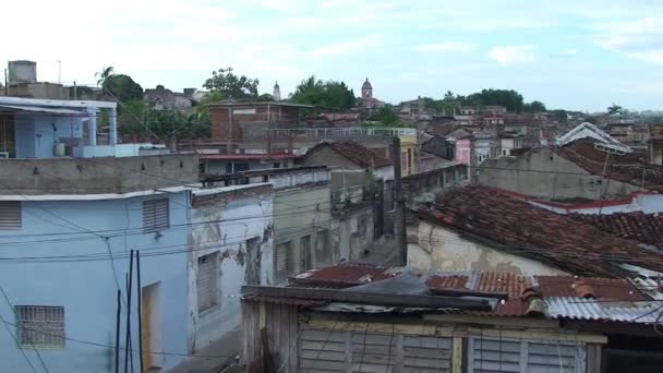 Santiago de Cuba genel bakış — Stok video