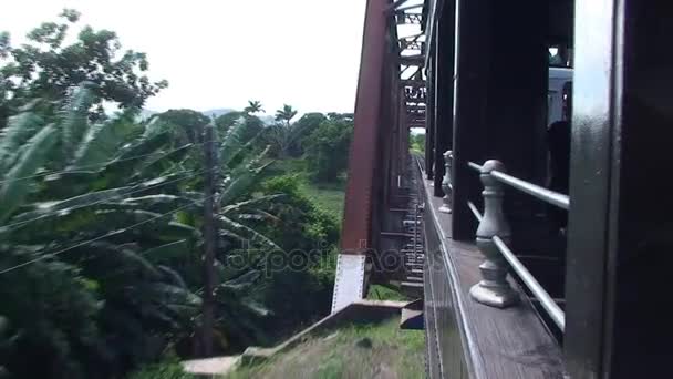 Pohled z Valle de los Ingenios z vlaku — Stock video