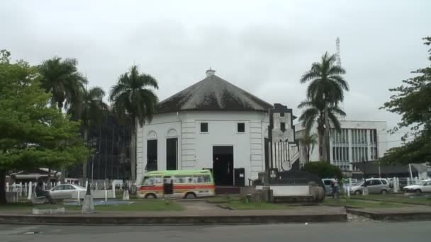 Surinam Kilise Paramaribo Surinam Görüntüleri — Stok video