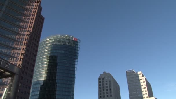 Potsdamer Platz traffic — Stockvideo