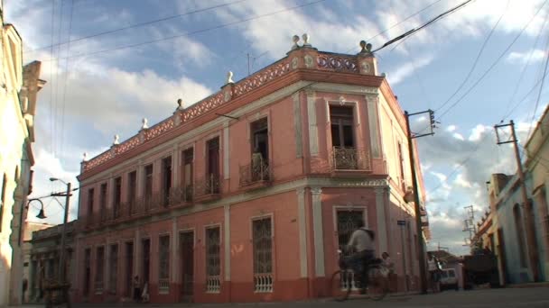 Το Street view της πόλης: Camaguey — Αρχείο Βίντεο