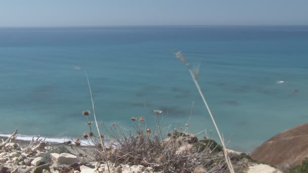 Chipre, Vista al mar — Vídeo de stock