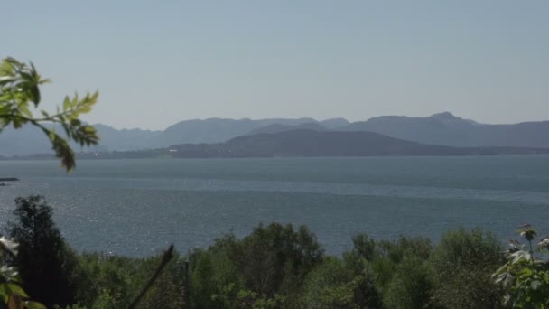 挪威 fjordslake 视图 — 图库视频影像