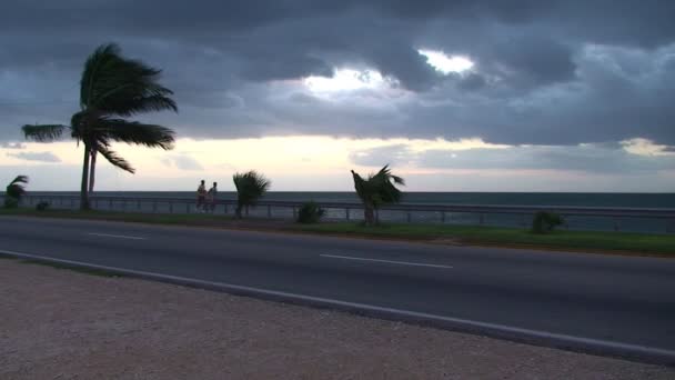 Καταπληκτική ανατολή του ηλίου στην Κούβα — Αρχείο Βίντεο