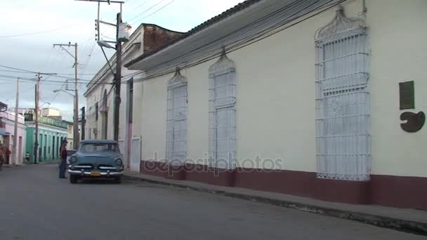 Ulice pohled Santiago de Cuba — Stock video