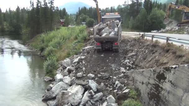 Καταπληκτικό Hemsedal, καταρράκτης. — Αρχείο Βίντεο