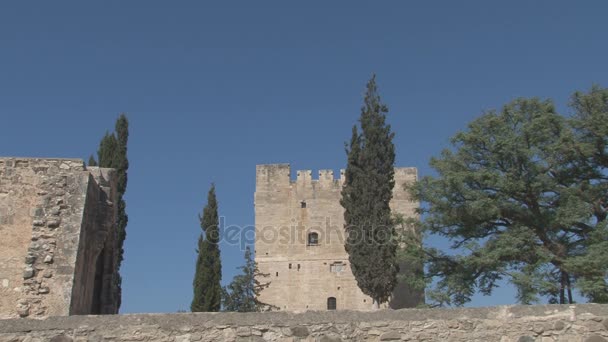 Kolossi，在塞浦路斯的城堡 — 图库视频影像