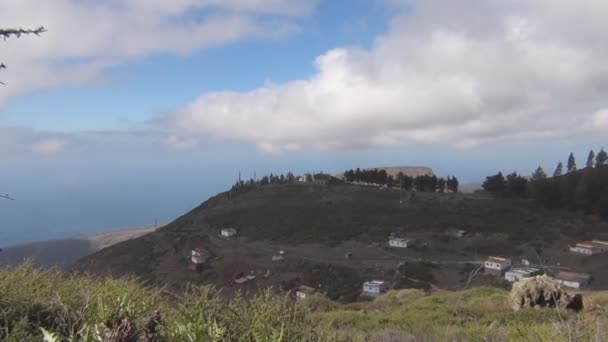 La Gomera, paisaje de montañas — Vídeo de stock