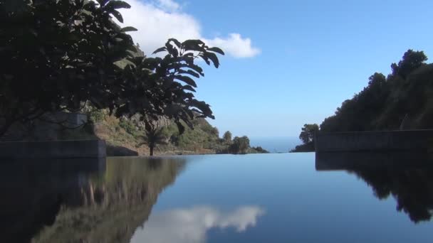 Footage Gomera Lake — Stock Video