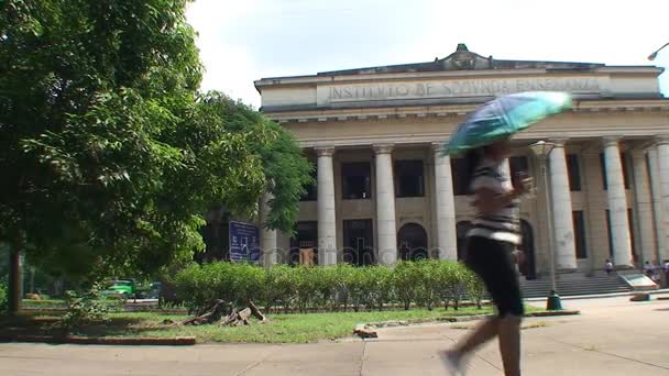 Edifício universitário em Camaguey — Vídeo de Stock