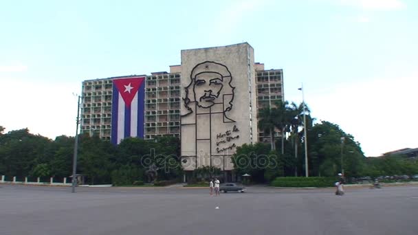 Blick auf die Plaza de la Revolucion — Stockvideo