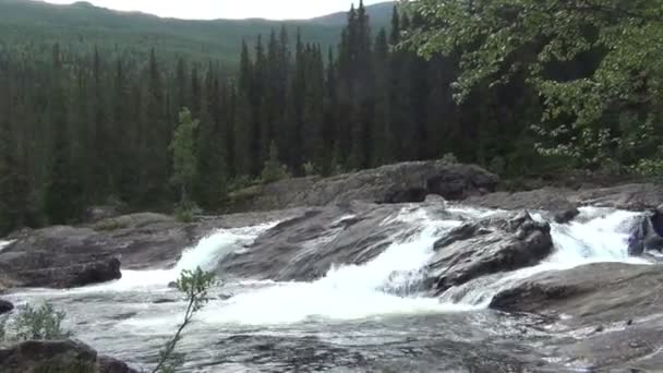 Geweldige Hemsedal, waterval. — Stockvideo