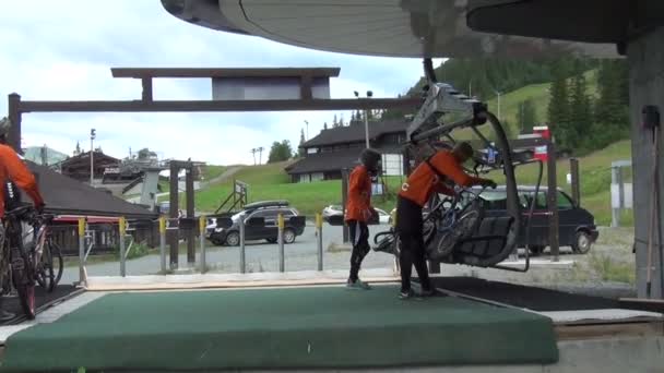 Hemsedal, trasportatore seggiovia — Video Stock