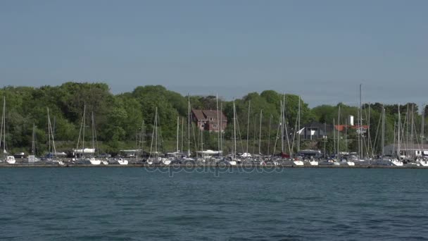 Bateaux portuaires en Norvège — Video