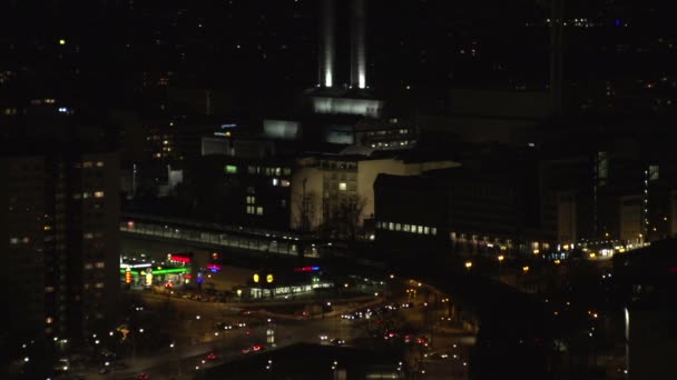 Berlin skyline by night — Stock Video