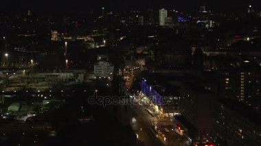 Berlin siluetinin gece