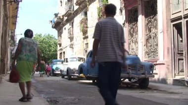 Havana'nın sokak görünümü