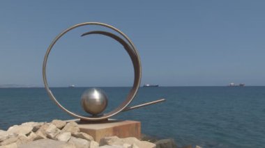 Deniz tarafından Metal sanat görüntüleri