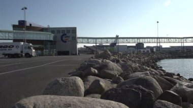 Hirtshals feribot liman kalkış colorline görüntüleri
